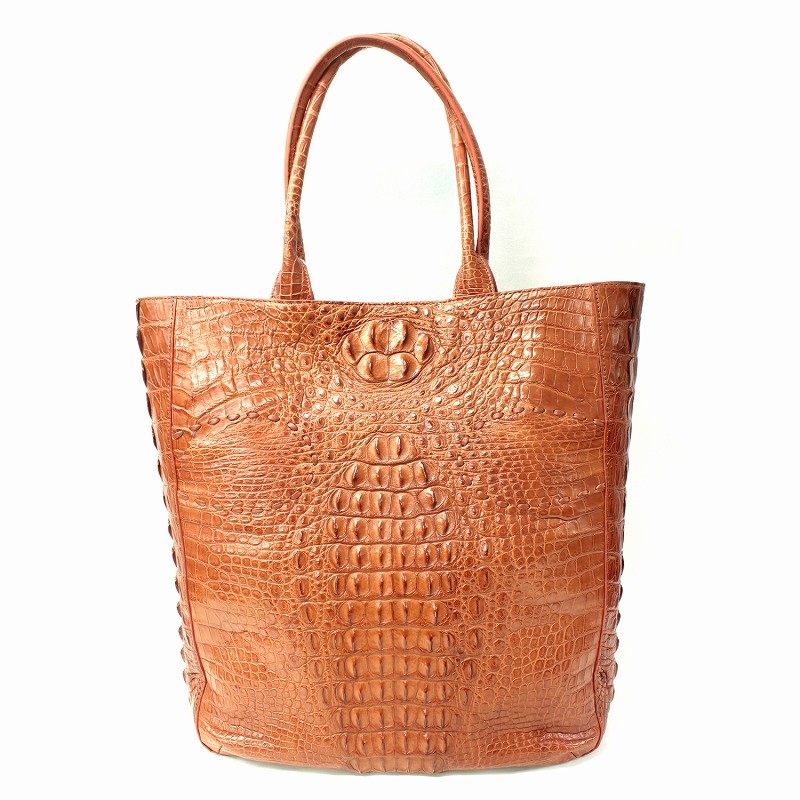 しずえ☘️極美品*Takechi*高級クロコダイル*トートバック＆2点 ラスト3点】PREMIUM CROCO LOUNGE TOTE 極上クロコダイル トート
