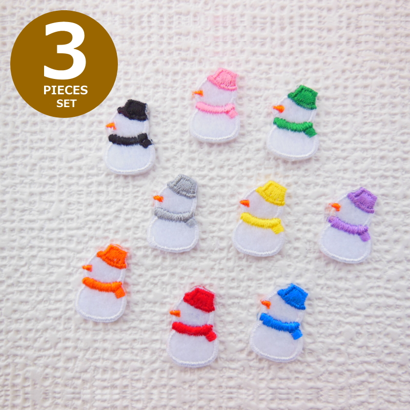 雪だるま様　シューズタグ１セット　お名前ワッペン22枚　普通郵便＋110円 top.jpg