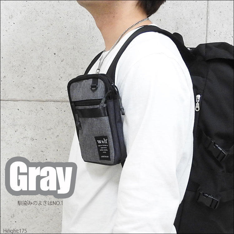 ミニショルダーバッグ メンズ 斜めがけ 小さめ ファスナー式 3way