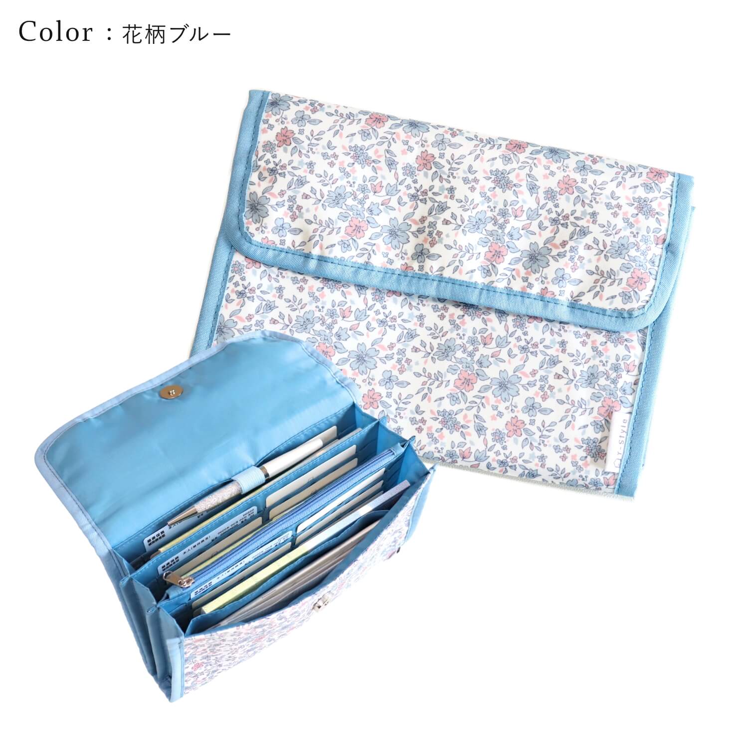 familiar 母子手帳ケース 花柄 母子手帳ケース•通帳ケース•お薬手帳ケース【花柄3種】 母子手帳ケース