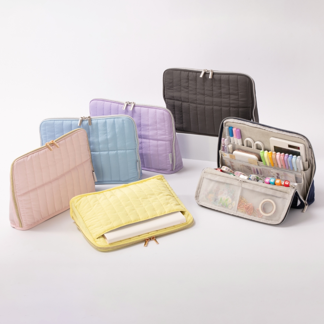 Y-Style 手帳が入るペンケースL 全13ポケット 立つ 文具 文房具 筆箱 ふでばこ 収納 かわいい おしゃれ たくさん入る | YーStyle | 28