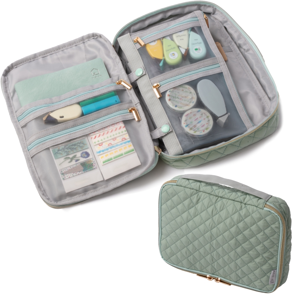 Y-Style 文房具を持ち運ぶ手帳ケース 立つ 文具 文房具 筆箱 ふでばこ ペンケース 収納 複数持ち 2冊持ち かわいい おしゃれ たくさん入る | YーStyle | 01