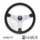 FET NARDI CLASSIC LEATHER 36φ ] 360mm スムースレザー ブラック