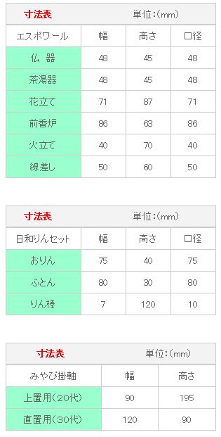 国産 仏具セット 掛軸 おりん付き モダン仏具 3点セット エスポワール Ａタイプ 仏具 ミニ モダン_7