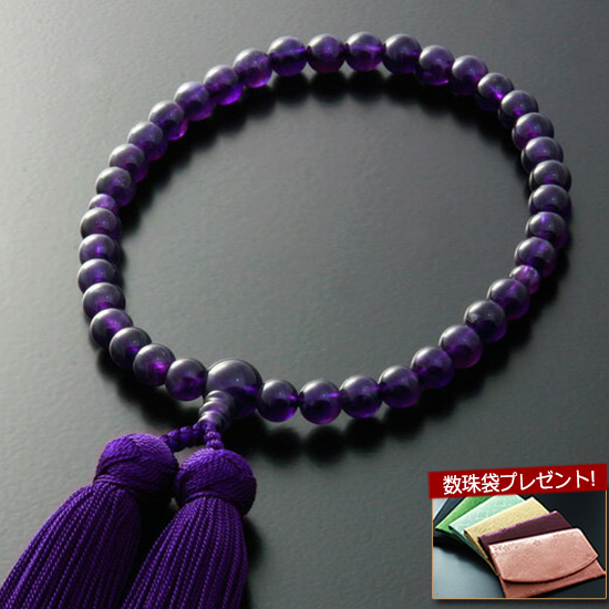 紫水晶 数珠の商品一覧 通販 - Yahoo!ショッピング