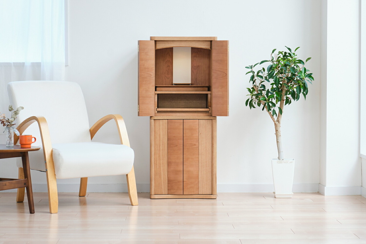 京仏壇はやし 仏壇 モダン 床置き モダン仏壇 サクセス スライド経机