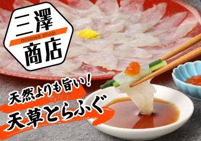三澤商店限定　天草のとらふぐセットを期間限定販売中！