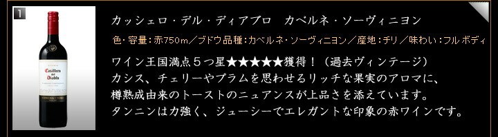 赤ワイン チリ 750ml wine カッシェロ・デル・ディアブロ カベルネ