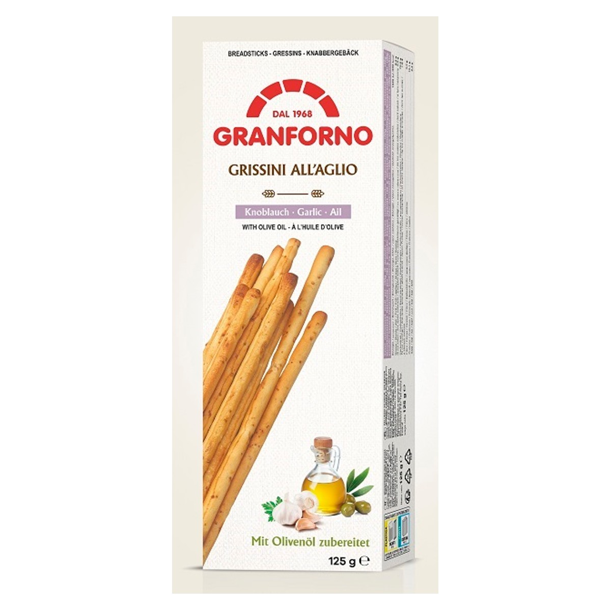ズィンゴニア グリッシーニ・ガーリック 125g ラッピング