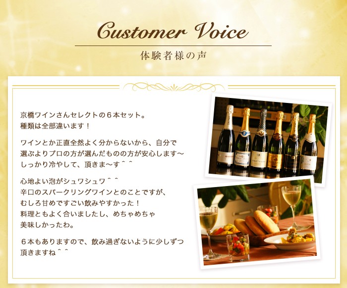 辛口スパークリングワイン6本セット wine set 送料無料第108弾ベスト