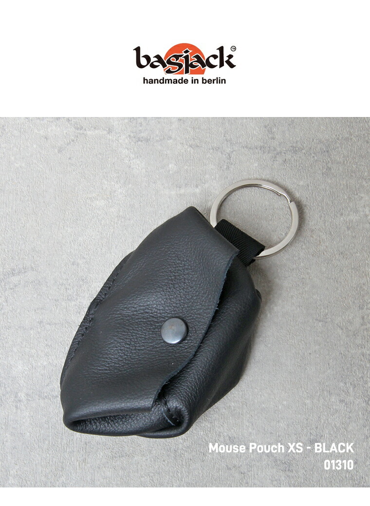 バッグジャック Bagjack Mousepouch マウスポーチ コインケース キーホルダー レザー 革 小銭入れ ブラック 正規取扱店 Bagjack Mouse Pumila 通販 Yahoo ショッピング