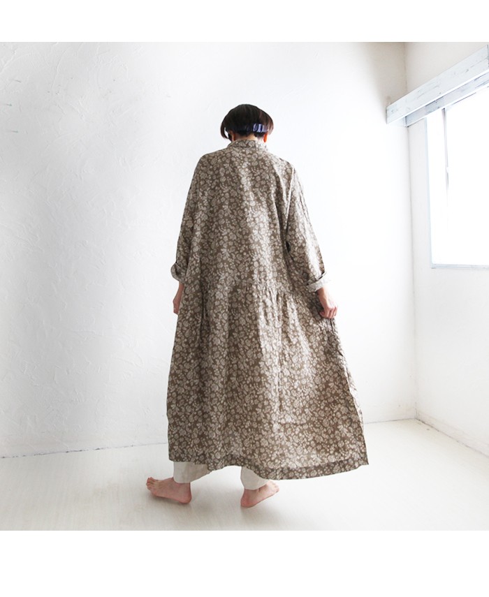 Ichi Antiquite S イチアンティークス リネン花柄ワンピース 麻 秋 冬 ゆったり 日本製 ナチュラル 服 Pumila プミラ レディースファッション Ichiantiquites 8 1 Pumila 通販 Yahoo ショッピング