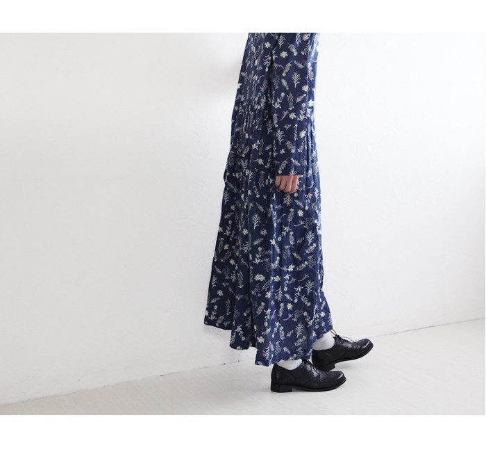 Ichi Antiquite S イチアンティークス リネン花柄ワンピース Chi Antiquites Pumila 通販 Yahoo ショッピング