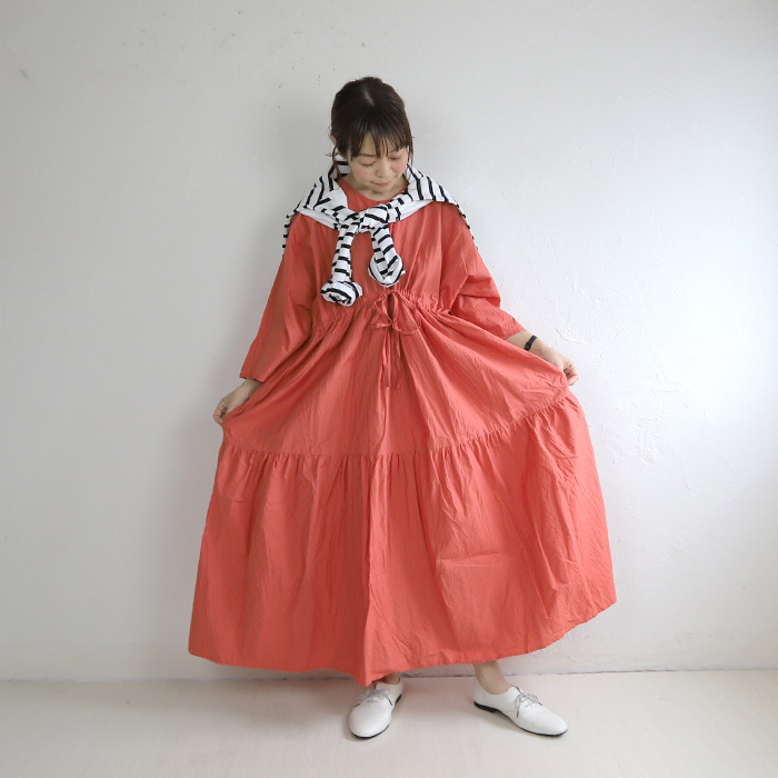 アウトレットukオンライン Veritecoeur ヴェリテクール Vc 2325 ワンピース ロングワンピース トップス ボトムス 綿 コットン シルク 秋 冬 ゆったり フレアワンピース 大き目 日本製 割引のためにオンラインで買い物をする Www Kcainfo Org