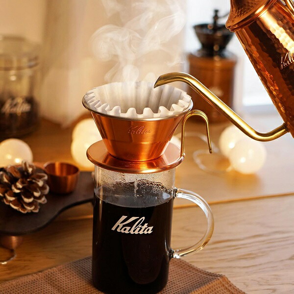 ウェーブシリーズ Kalita カリタ 05099 WDC-185 銅製 コーヒー