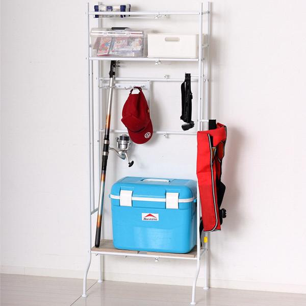 クロシオ 22857 スポーツ用品ラック ブラック 送料無料(北海道・沖縄