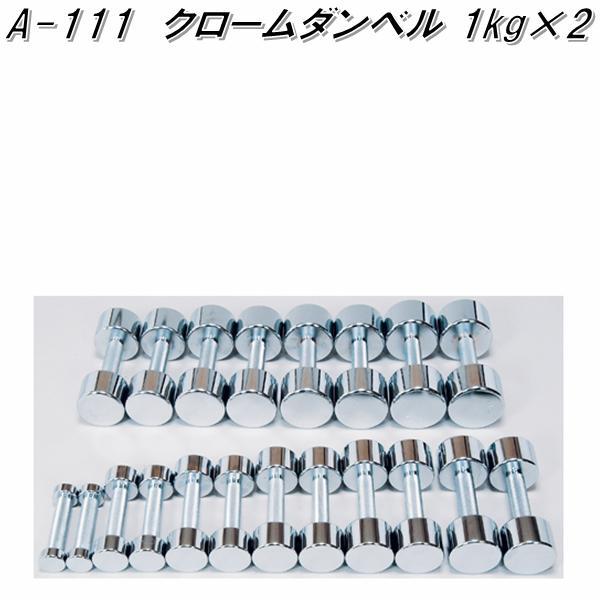 S-110 ステンレスダンベル 1kg×2個セット【送料無料(北海道・沖縄