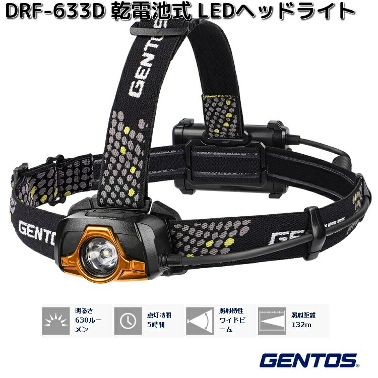 GENTOS（ジェントス） LY-FOM4 LIBERTY シリーズ 充電式 LEDヘッド