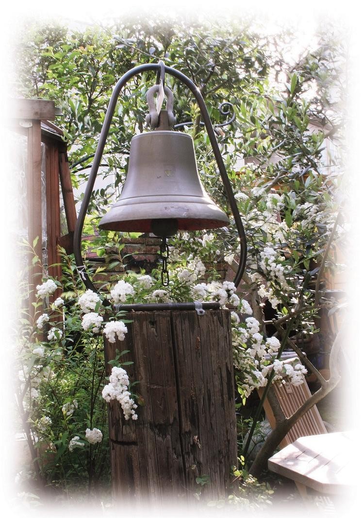 送料無料 沖縄 大決算セール 離島を除く ジャービス商事 アンティーク鐘 エクステリア ガーデニング ベル Bell すえ置き型