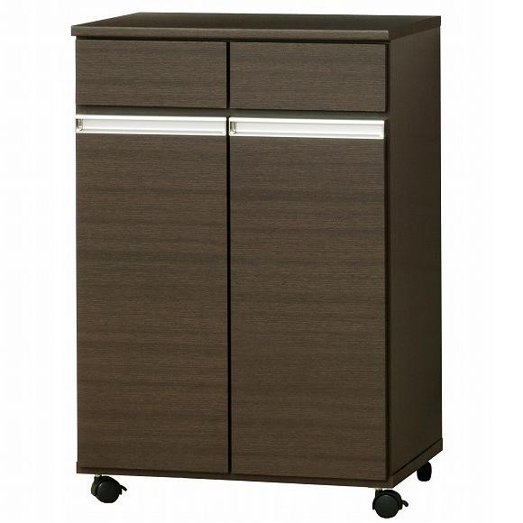 クロシオ 23705 ダイニングダストボックス2D ブラウン 送料無料(北海道 