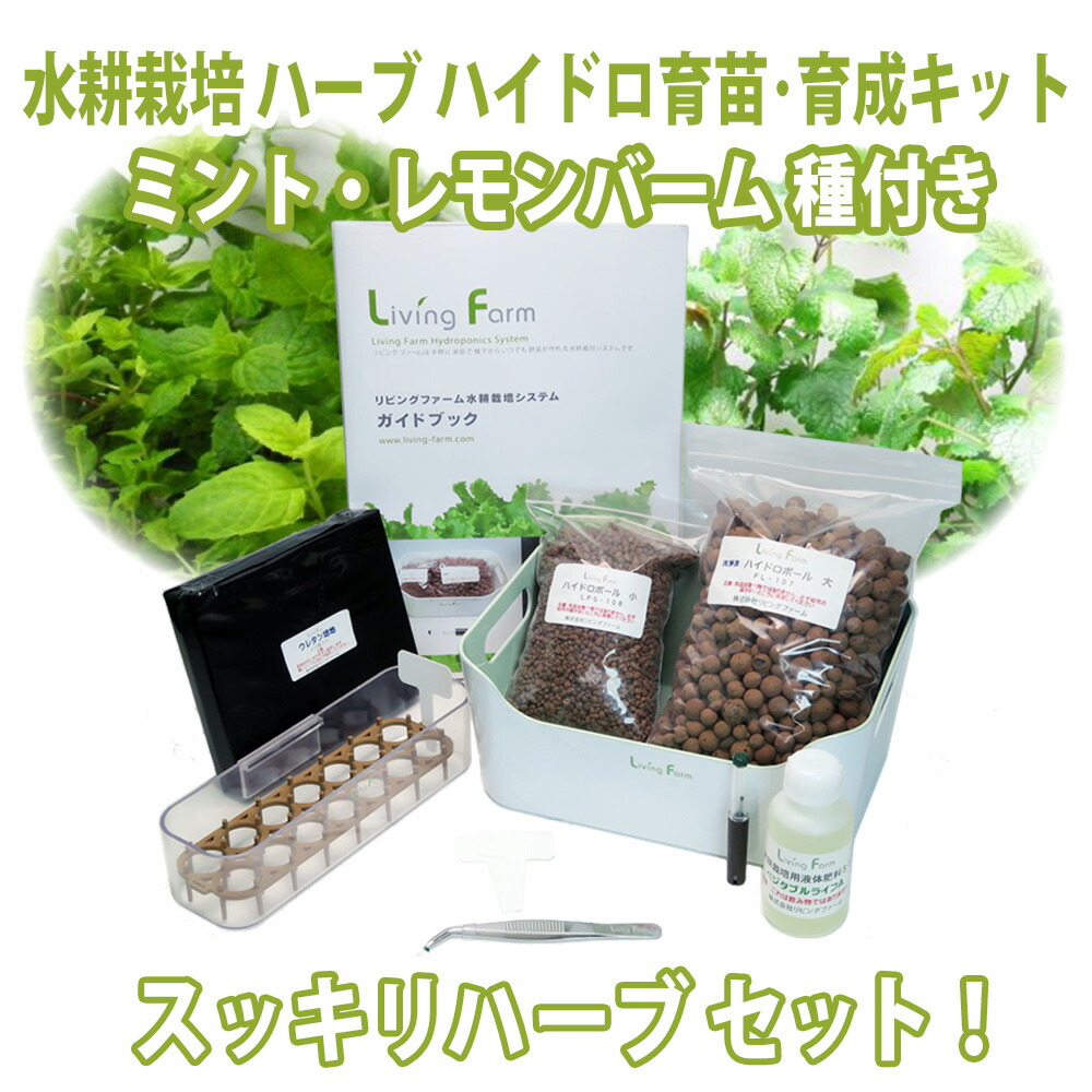 LFS-095-4 水耕栽培キット ハーブ ヘルシーハーブセット タイム