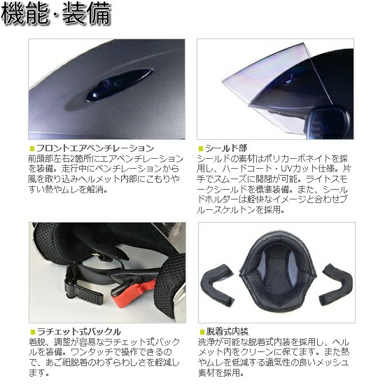 リード工業 LEAD SERIO RE-35 セミジェットヘルメット ブラック