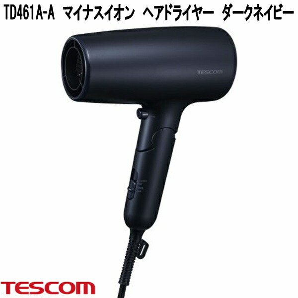 TESCOM ヘアドライヤー TBD60A ブラック テスコム（TESCOM） TD460B-P マイナスイオン ヘアドライヤー ピンク