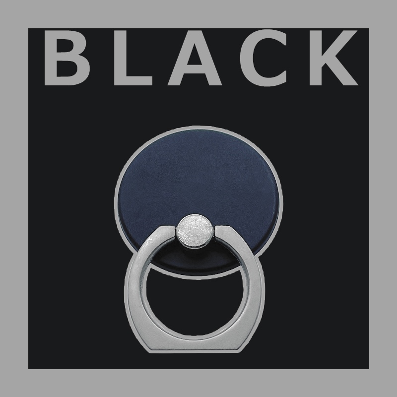 スマホリング ブラック おしゃれ バンカーリン...の詳細画像1