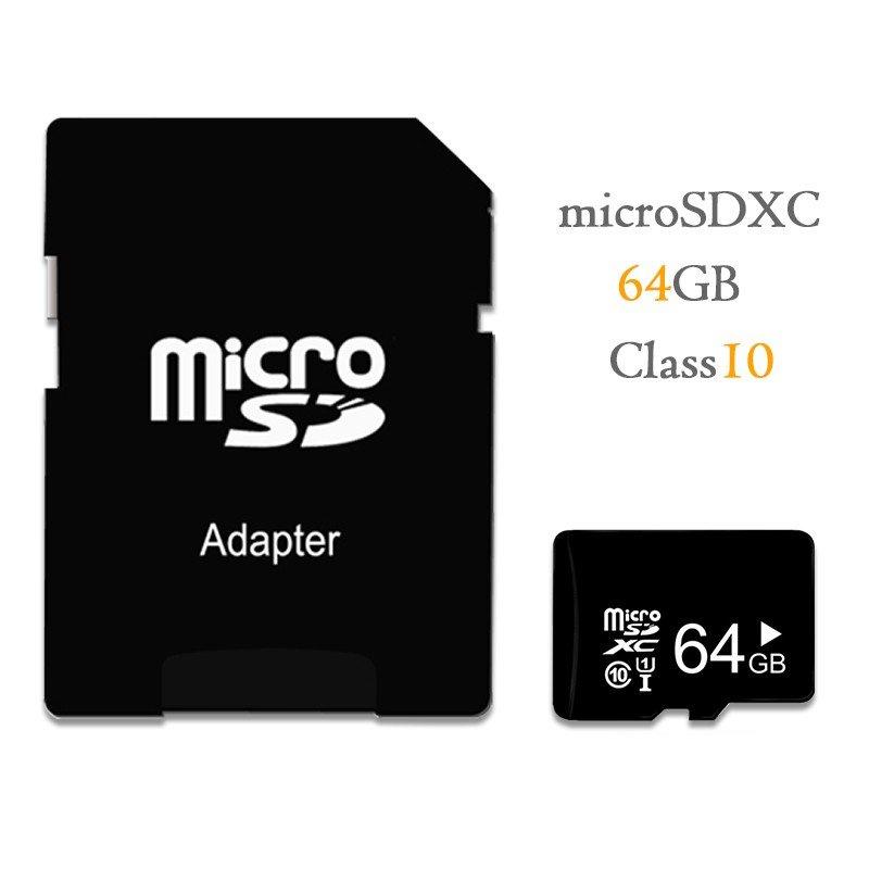 SDカード microSDカード 64GB SDHC class10 64 ドラレコ ドライブレコーダー 変換アダプタ スマホ デジカメ 高速 ドラレコ｜ke-shop