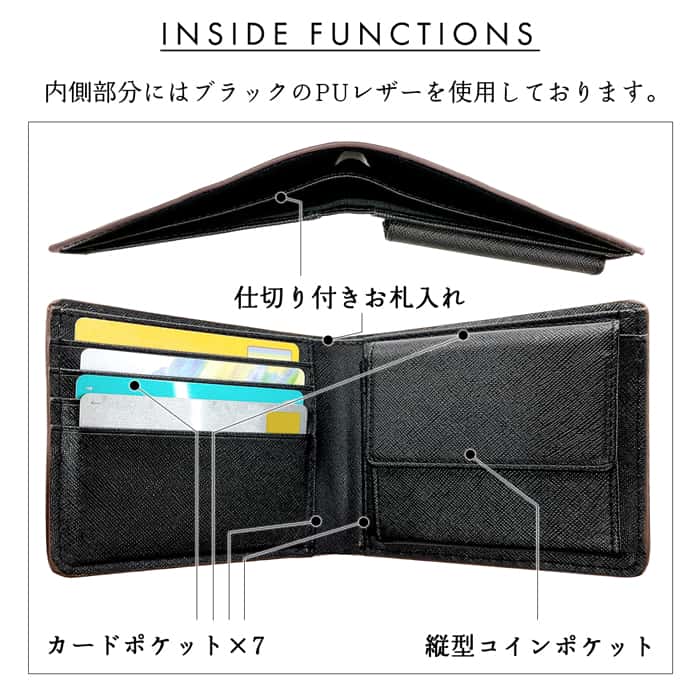 本革 編み込み 二つ折り 財布 革 レザー サイフ 2つ折り財布 WM-D6-08