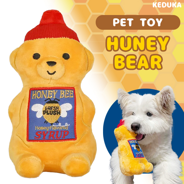 ハニーベア クマ ぬいぐるみ はちみつ くま ペット 犬 おもちゃ