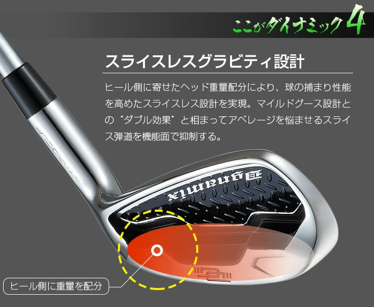 ゴルフ クラブ アイアンセット セット ダイナミクス 6本セット