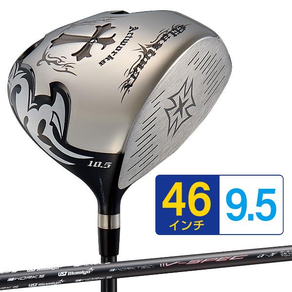 ゴルフ クラブ ドライバー メンズ 46インチ ワイルドマキシマックス USTマミヤ製 V-Spec α-4 シャフト仕様 9.5度 10.5度 |  | 01