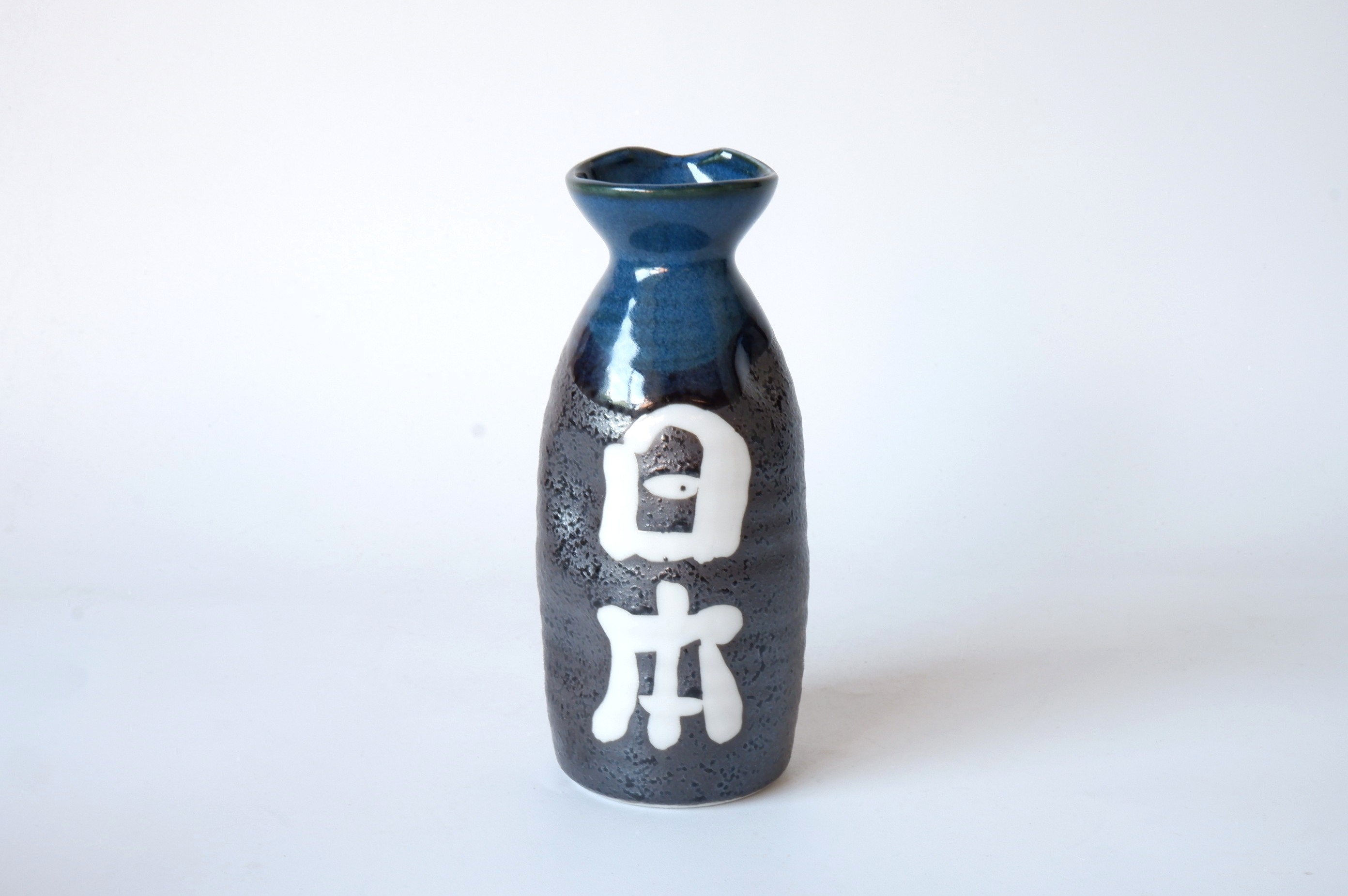 SK020　ブルー塗分１合ぺこ徳利 |  | 01