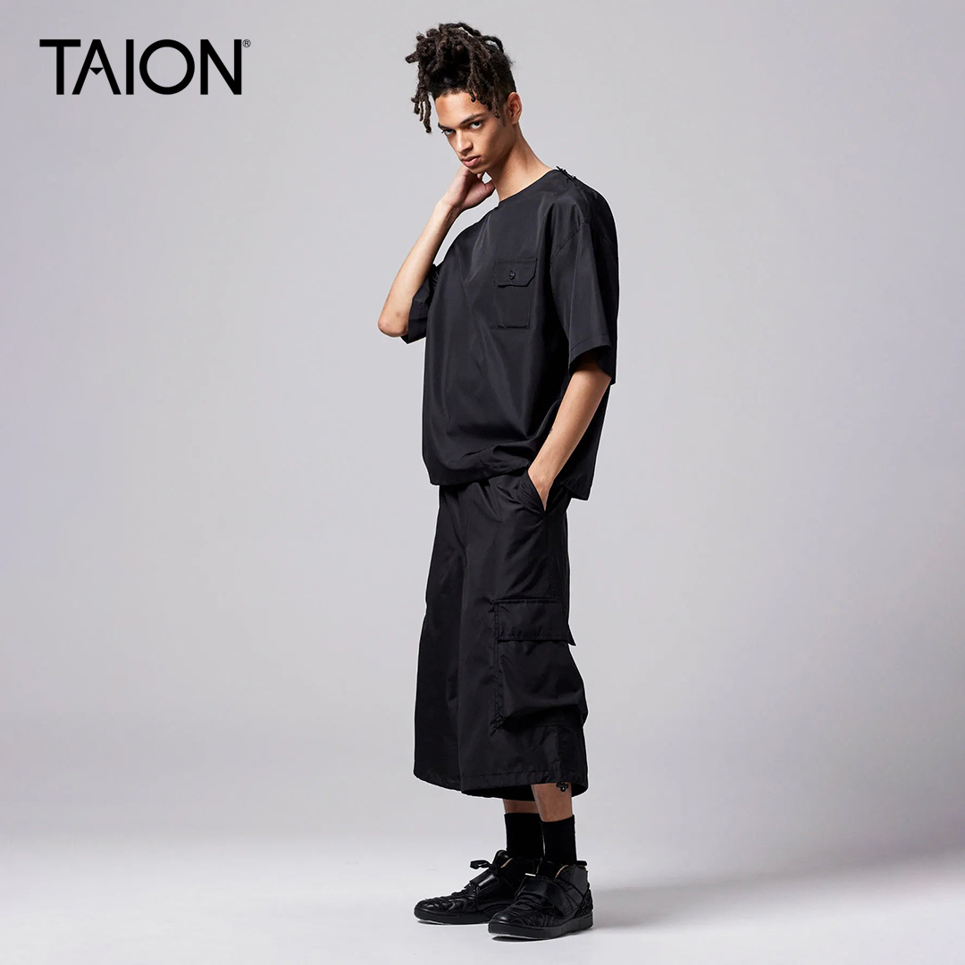 TAION（タイオン） ノンダウン ミリタリー ワイド カーゴショーツ