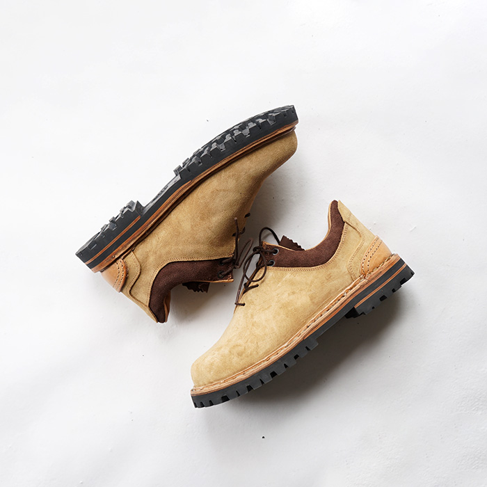 EL RESERO エルレセロ MOUNTAIN BOOTS -BEIGE SUEDE/RUG SOLE