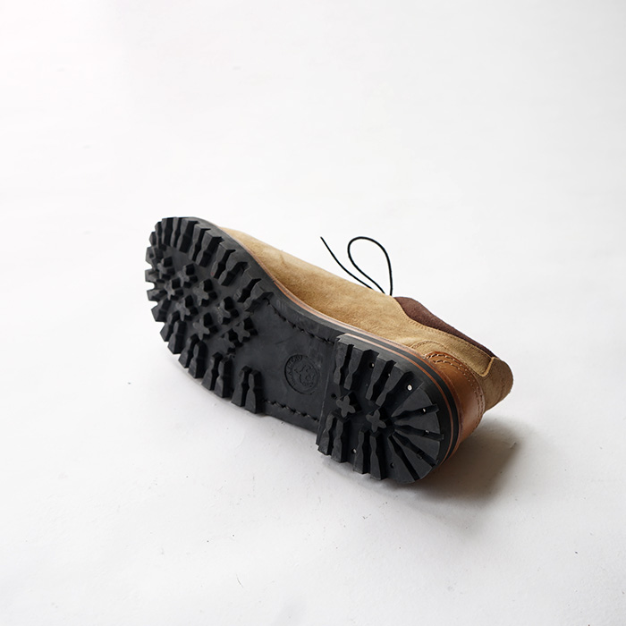 komachyu EL RESERO スエードジップブーツ ベージュ EL RESERO エルレセロ MOUNTAIN BOOTS -BEIGE SUEDE/RUG SOLE