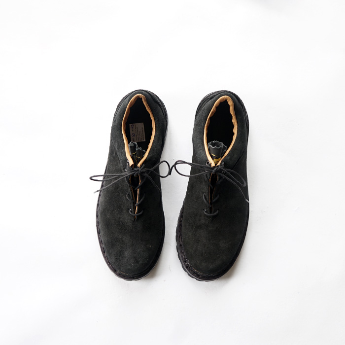 EL RESERO エルレセロ MOUNTAIN BOOTS -BLACK SUEDE/RUG SOLE