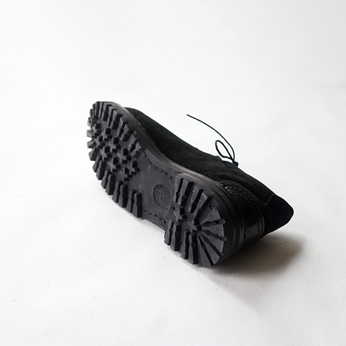 EL RESERO エルレセロ MOUNTAIN BOOTS -BLACK SUEDE/RUG SOLE