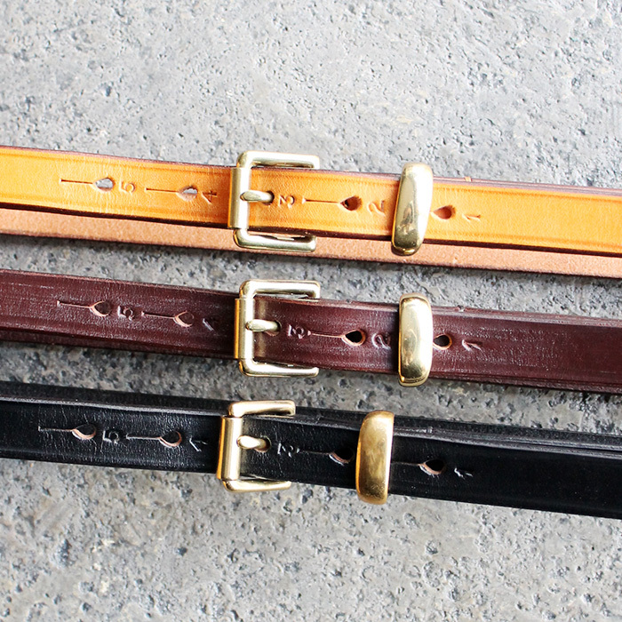 HERALDIC BELTS ヘラルディックベルト 3/4inch LEATHER BELT ベルト