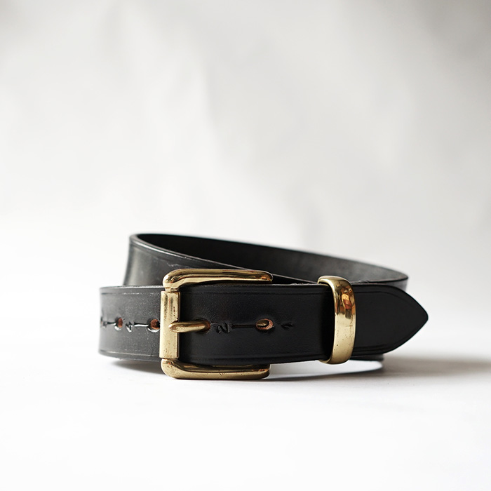 HERALDIC BELTS ヘラルディックベルト 4/5inch LEATHER BELT 4/5インチ