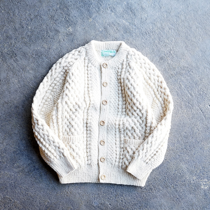 INVERALLAN インバーアラン 4A GOLFER -NATURAL カーディガン