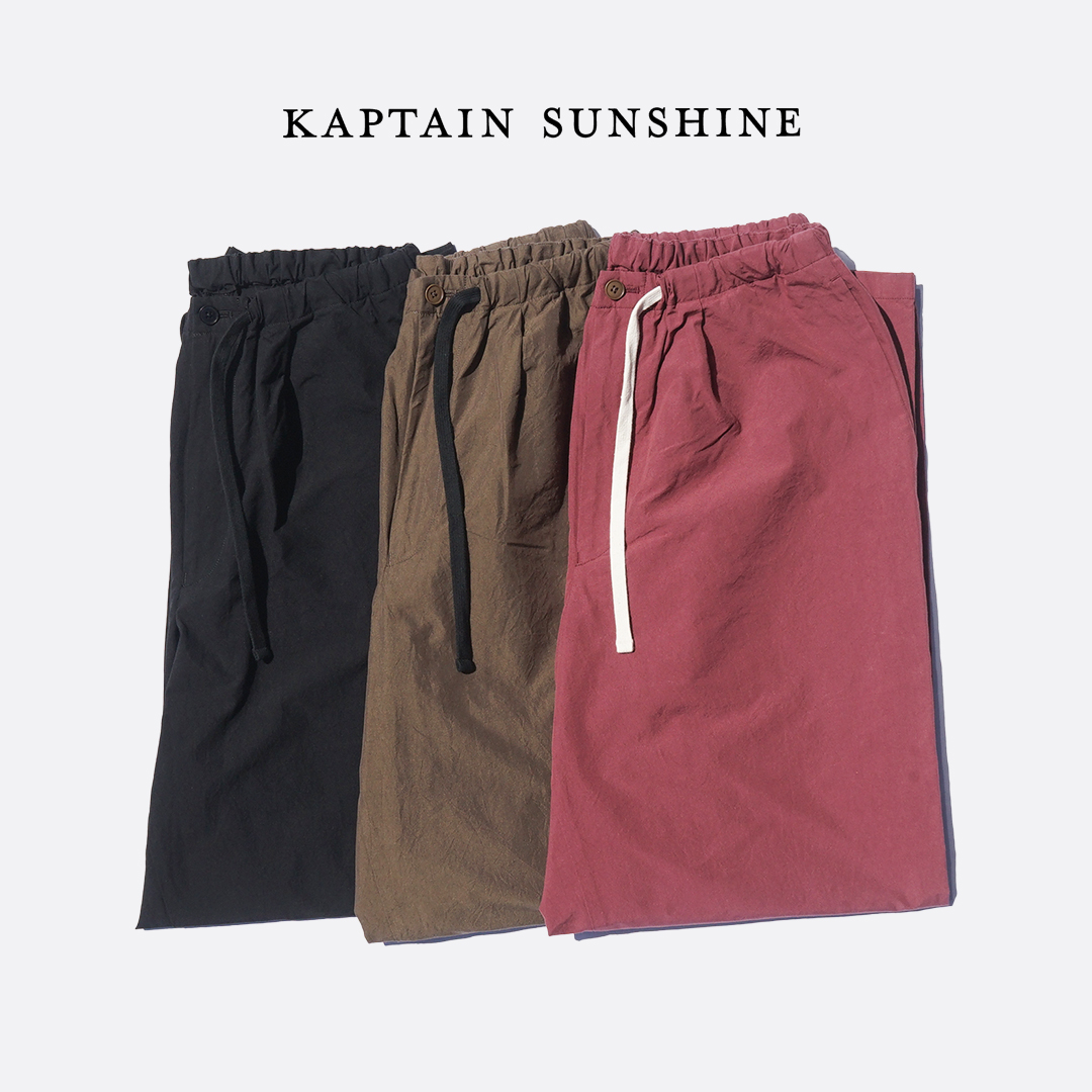 Kaptain Sunshine（キャプテン サンシャイン） イージーパンツ Cotton
