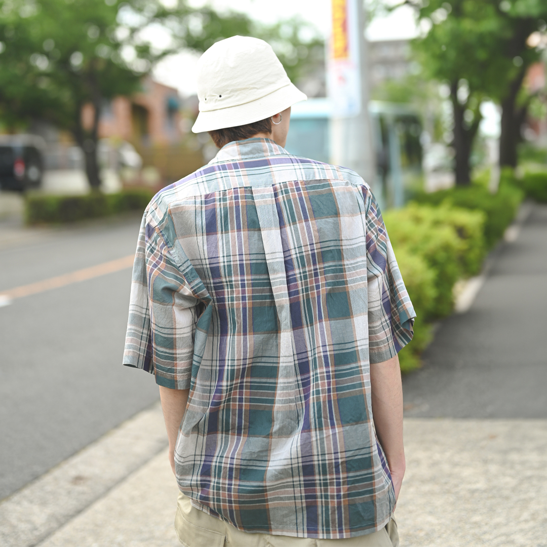Kaptain Sunshine（キャプテン サンシャイン） チェックシャツ Gauze