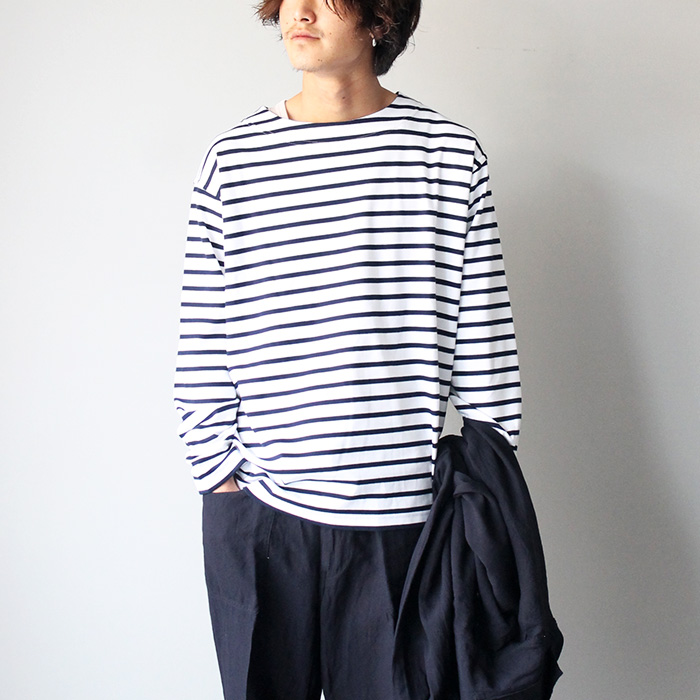 modAS モダス BASQUES SHIRTS “BORDER” バスクシャツ 無地 ボート