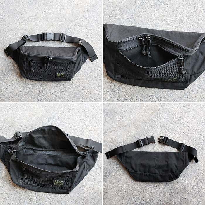 MIS エムアイエス　MESH WAIST BAG MIS-1017 ショルダーバッグ ウエストバッグ ウェストポーチ メッシュバッグ ショルダー  ミリタリー