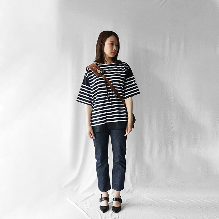 MONT KEMMEL モンケメル BASQUE SHIRT H/S BORDER バスクシャツハーフ