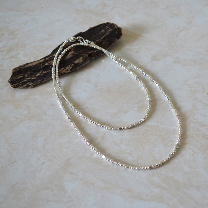 MANANAS マナナス Mix Beads Necklace -60cm ミックスビーズ