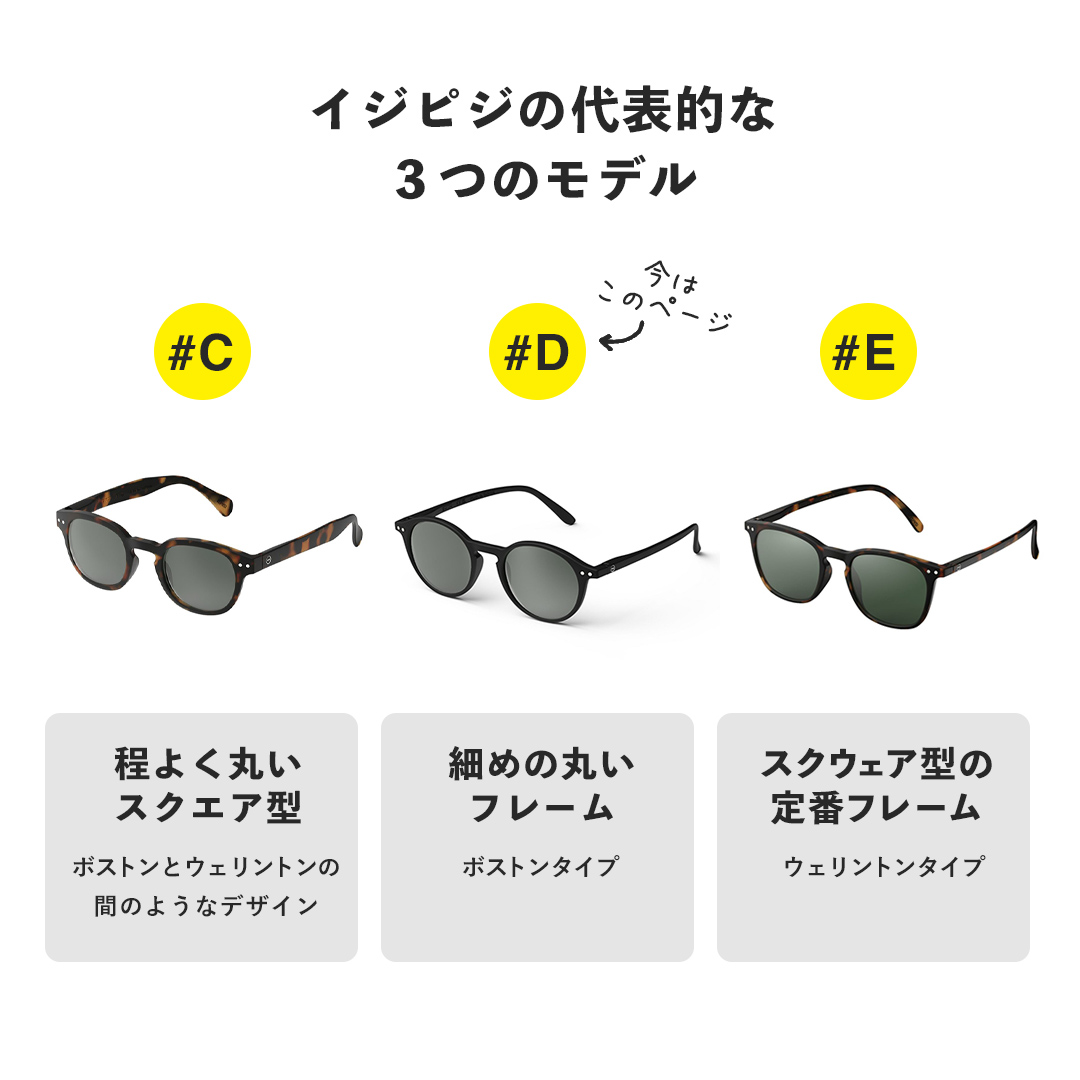 IZIPIZI イジピジ 老眼鏡 リーディンググラス C ウェリントン