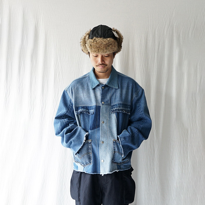 30%OFFセール redad レダッド denim snap jacket デニムスナップ